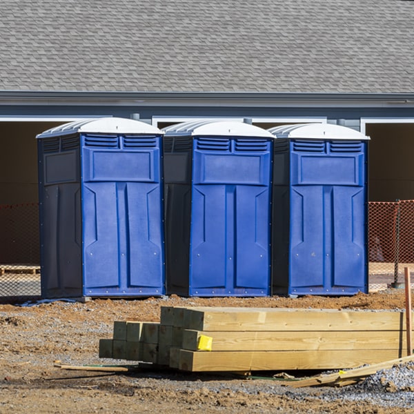 how do you dispose of waste after the portable toilets have been emptied in Hoopeston